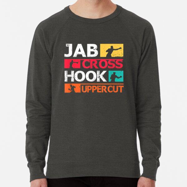 Boxing Jab Cross Hook Uppercut Regular Fit Printed Sweatshirt 
