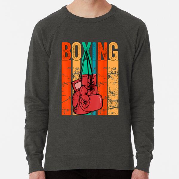 Boxing Lover Vintage Regular Fit Printed Sweatshirt 