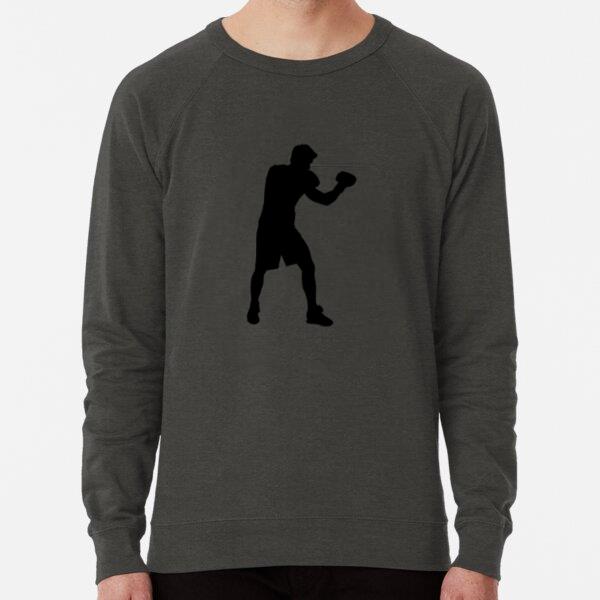 Boxing Player Guard Silhouette Regular Fit Printed Sweatshirt 