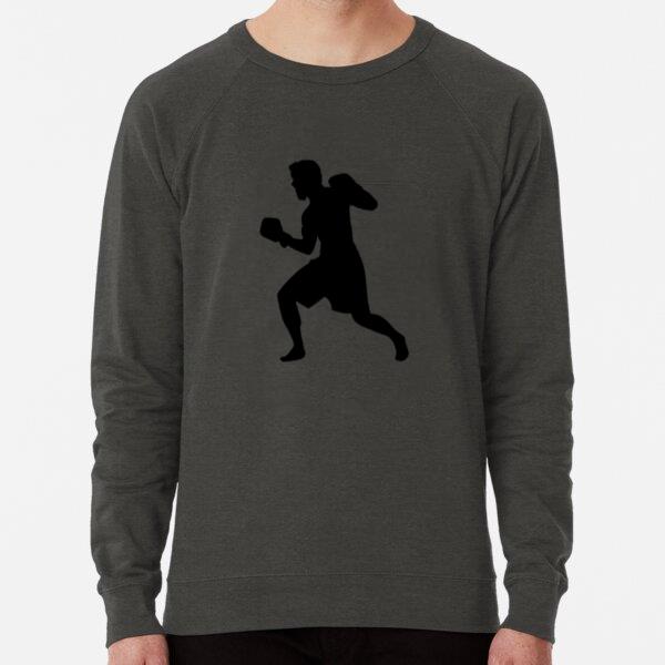 Boxing Player Uppercut Silhouette Regular Fit Printed Sweatshirt 
