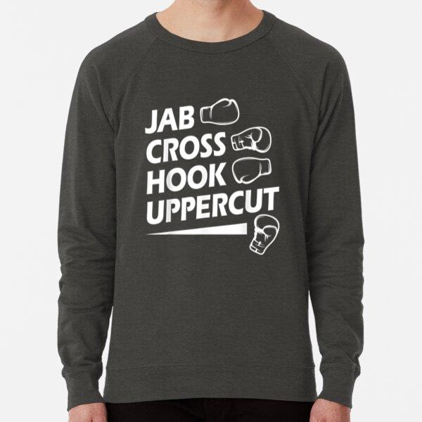 Boxing Sport Jab Cross Hook Uppercut Regular Fit Printed Sweatshirt 