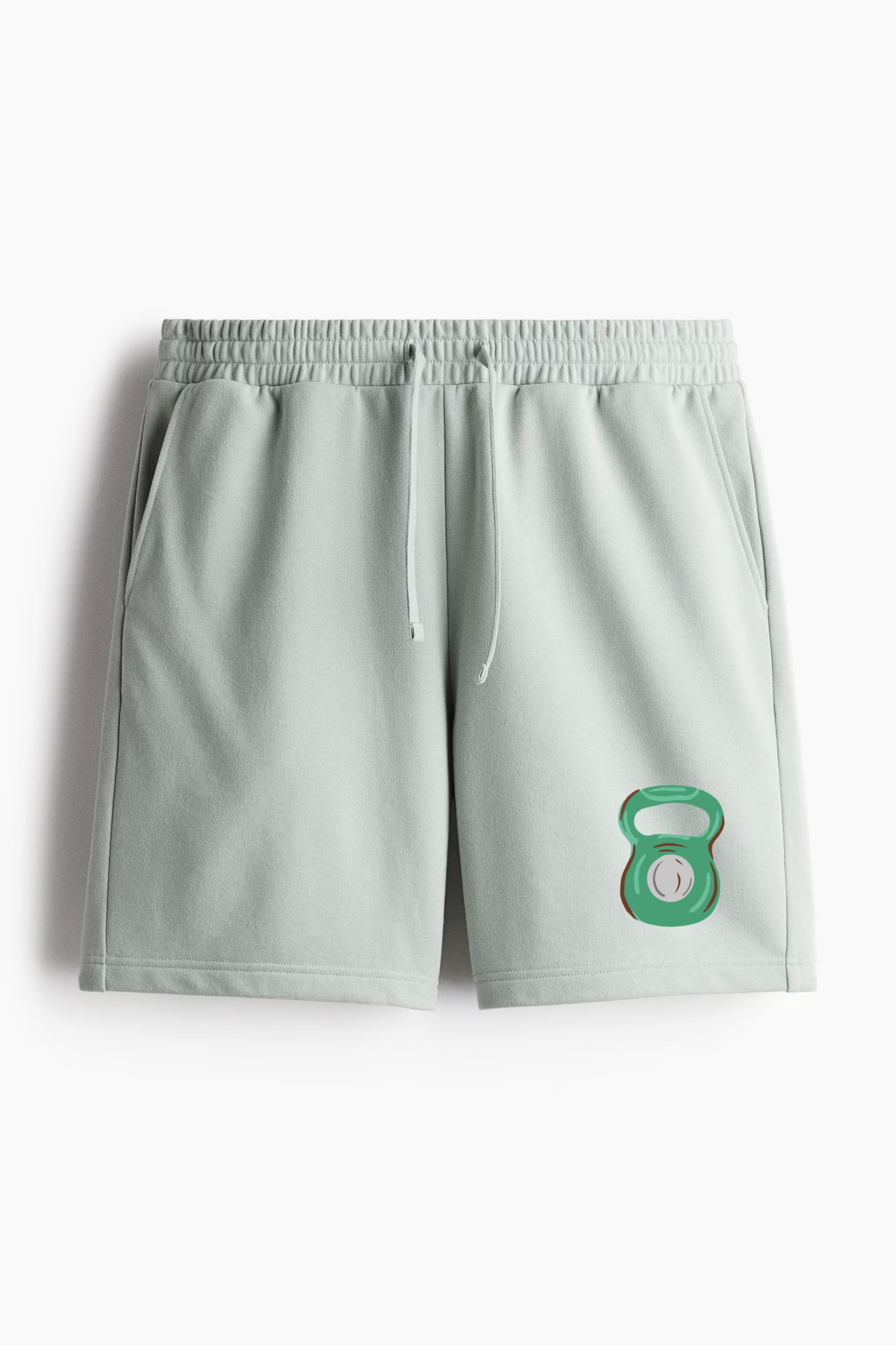 Flat Kettleball Weight Regular-Fit Canvas Shorts