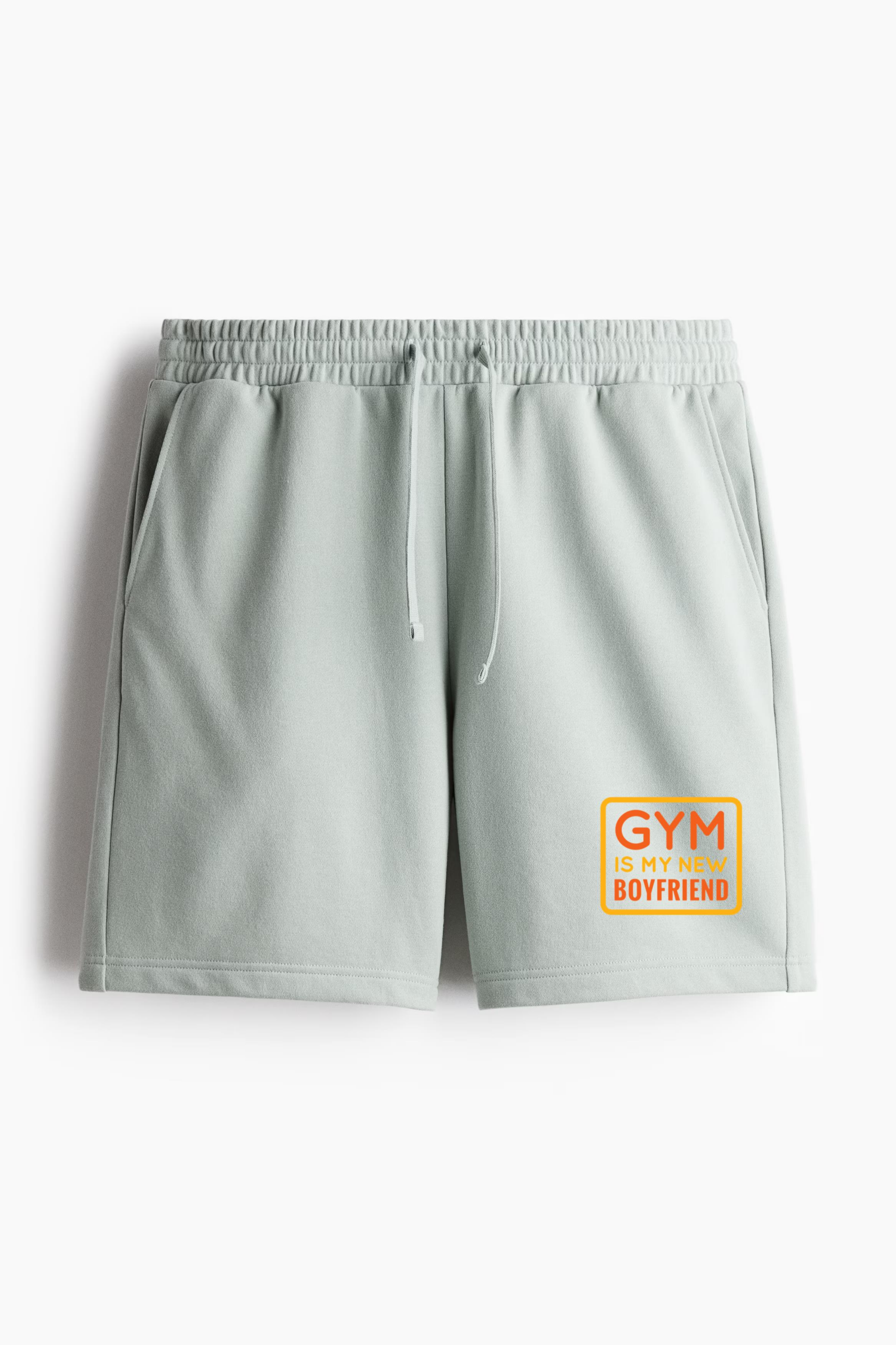Gym Is My New Boyfriend Quote Regular-Fit Canvas Shorts