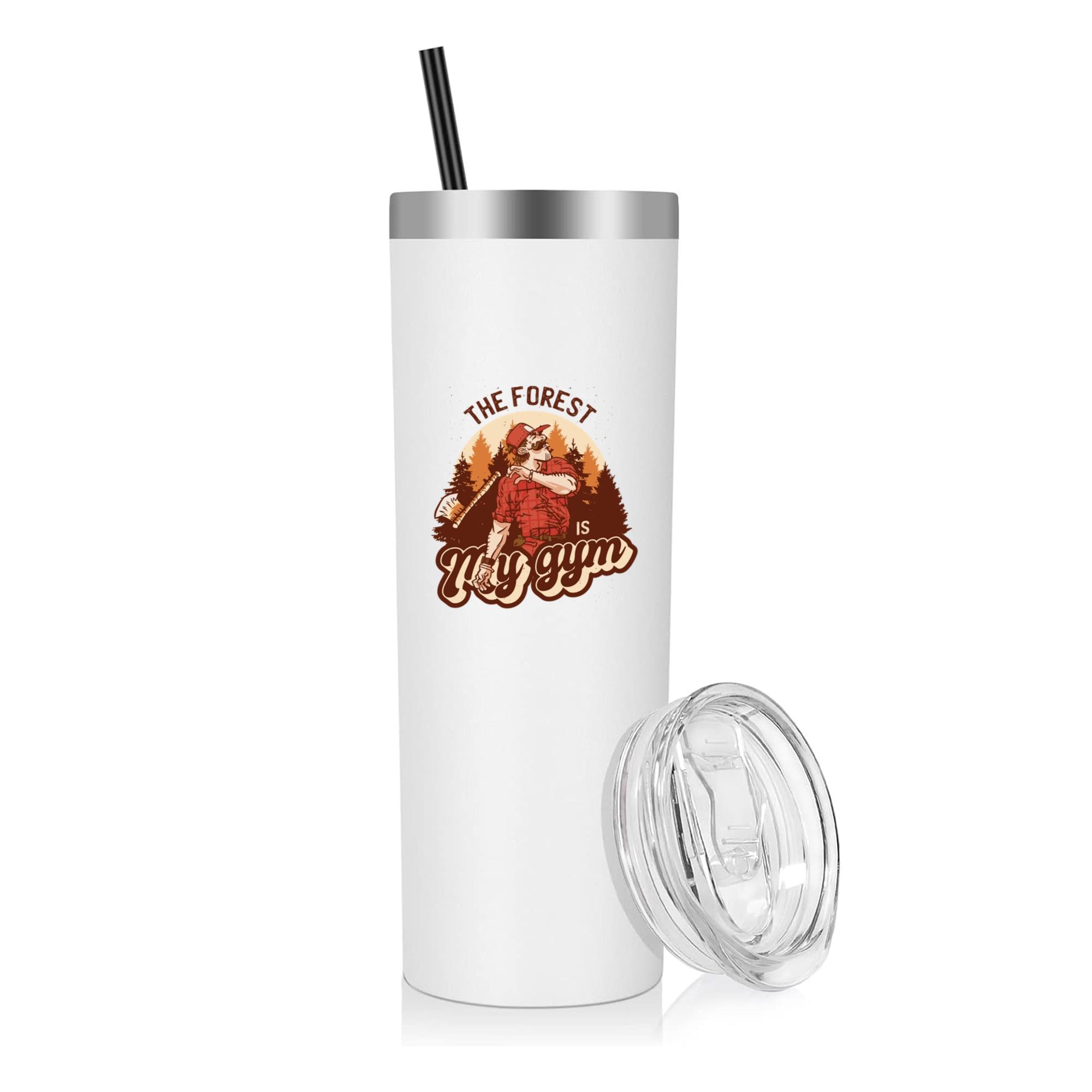 The Forest Is My Gym 20oz Stainless Steel Tumbler