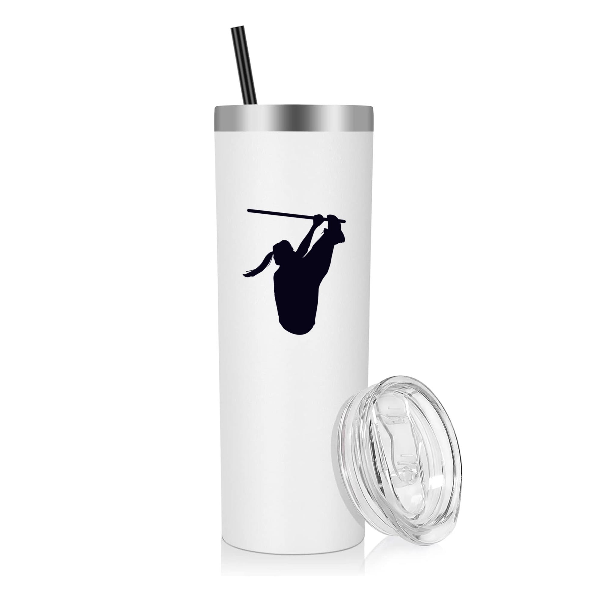 Toes To Bar Crossfit Silhouette 20oz Stainless Steel Tumbler