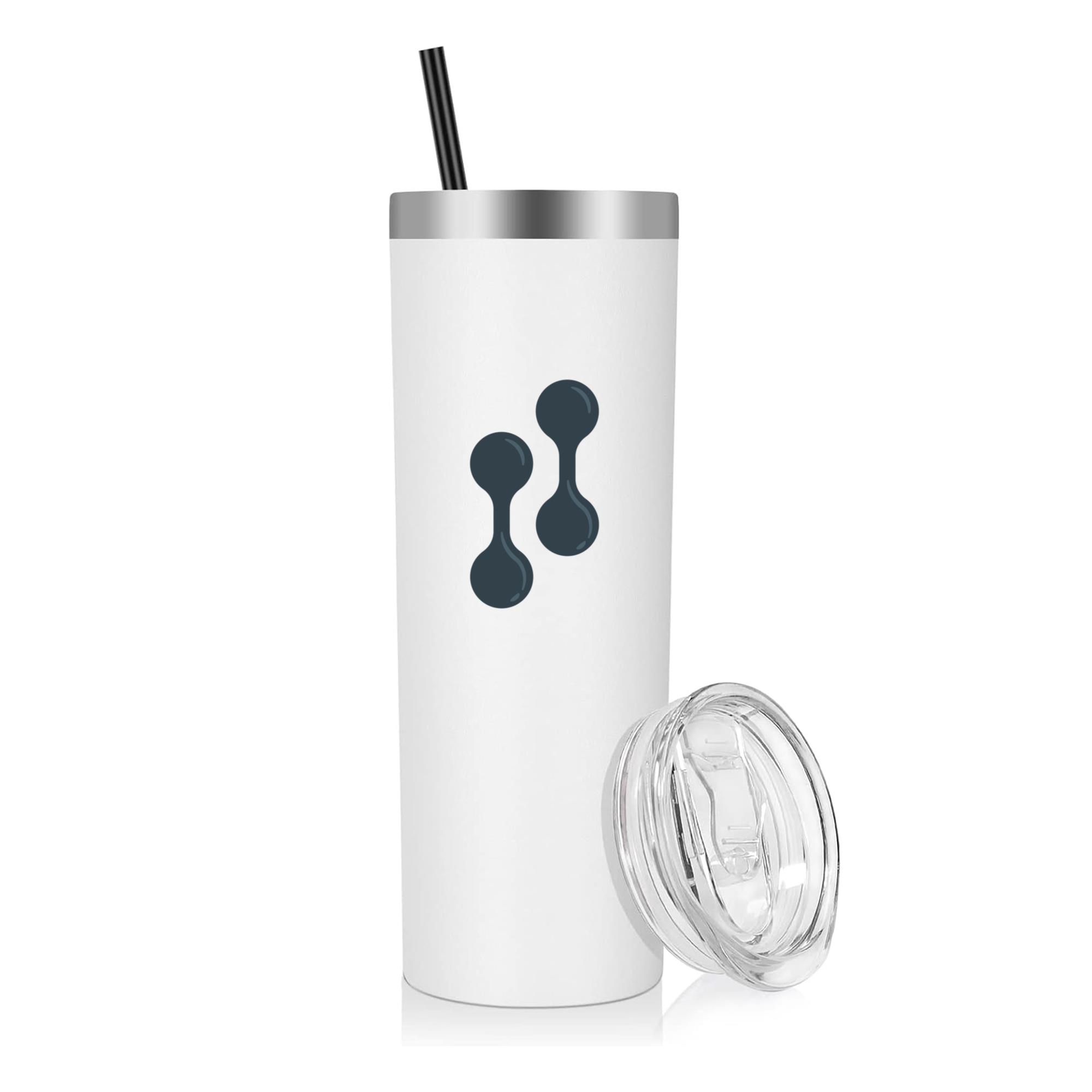 Vintage Dumbbells Icon 20oz Stainless Steel Tumbler