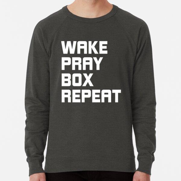 Wake Pray Box Repeat Boxing Regular Fit Printed Sweatshirt 