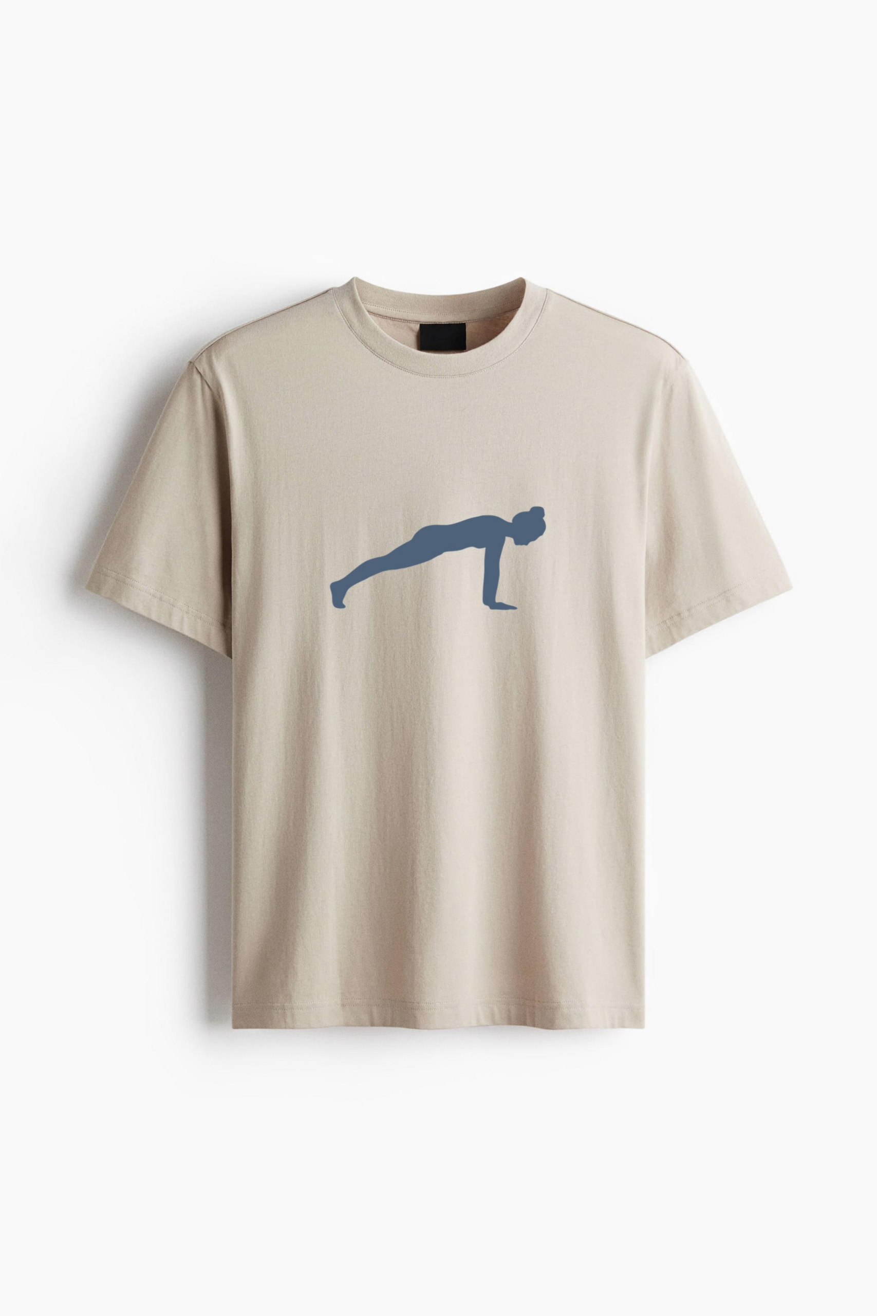 Yoga Silhouette Pose Cotton T-Shirt 
